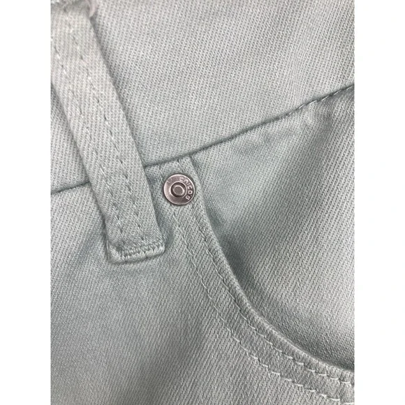 Chico's 10R Women's So Slimming Girlfriend Leg Ankle Green Blue Pants 1.5R New - Picture 5 of 12